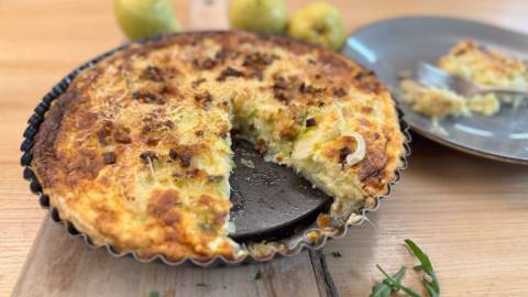 Mostviertler Quiche mit Birnen