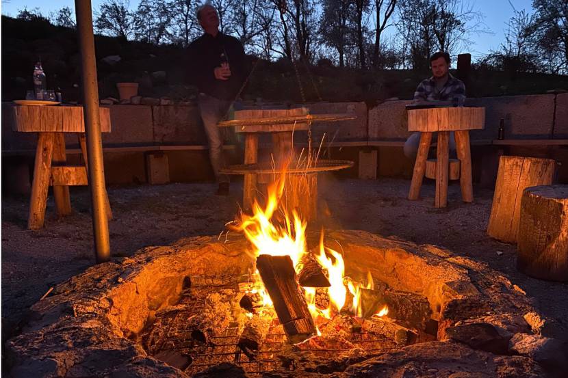 Sommersonnenwende Lagerfeuer