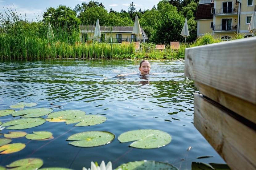 Schwimmen im Biotop