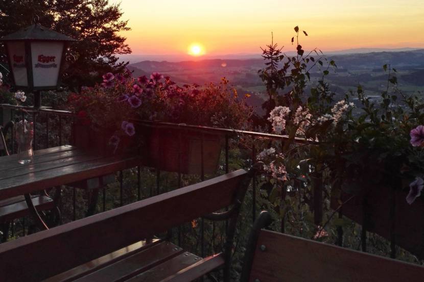 Sonnenuntergang am Brandstetterkogel