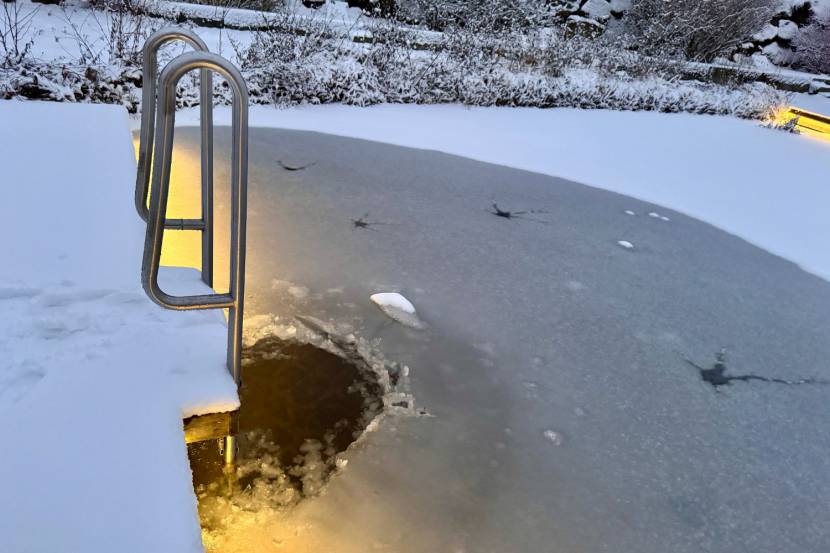 Die coolste Frau des Mostviertels - Wie Eisbaden richtig geht